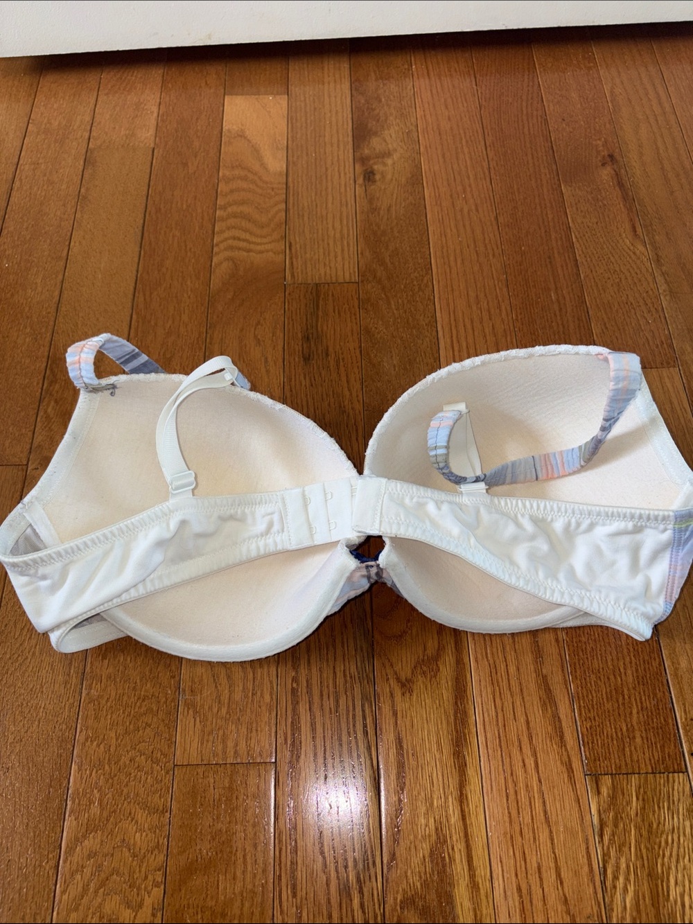 Victoria's Secret Plunge Plaid Lace Push-Up Bra Size 38D - Picture 4 of 7